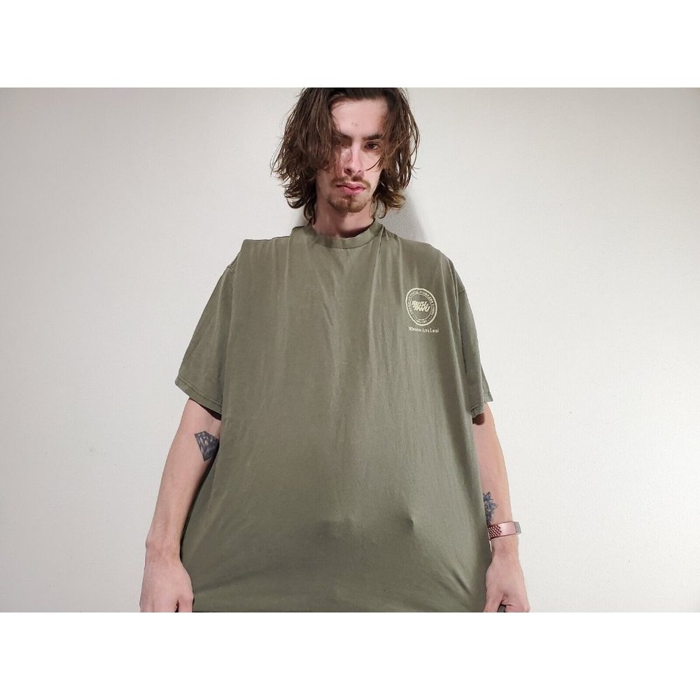 APWU Milwaukee Local 246 Army Green Shirt Men's size 3XL